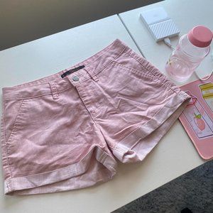 Pink Denim Shorts